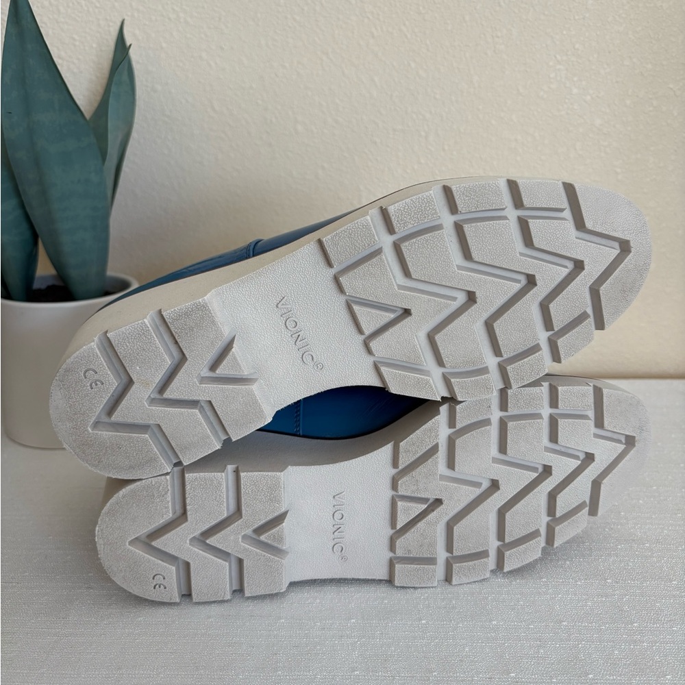 Vionic Willa Wedge Blue Patent Leather Loafers Women’s 11 - Picture 12 of 12